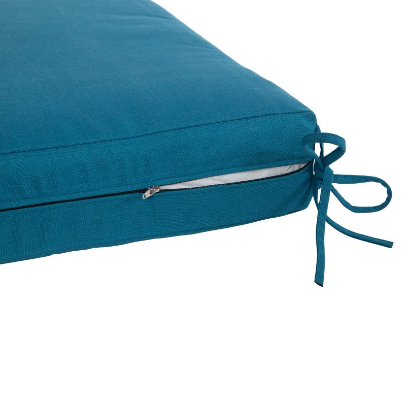 QILLOWAY Outdoor Chair Cushion Set with Strings,Replacement Outdoor Cushions for Patio Furniture.(Peacock Blue) - Image 5
